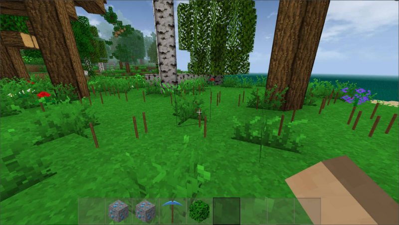 生存战争一键树叶＋树叶穿透＋树叶可食-2.3插件版1.5api-mod模组下载-小飞模组网